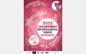 Championnat Departemental Senior de Doubles