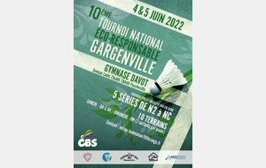 10ème tournoi National de doubles de Gargenville